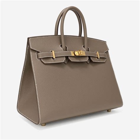 etoupe birkin 25 sellier.